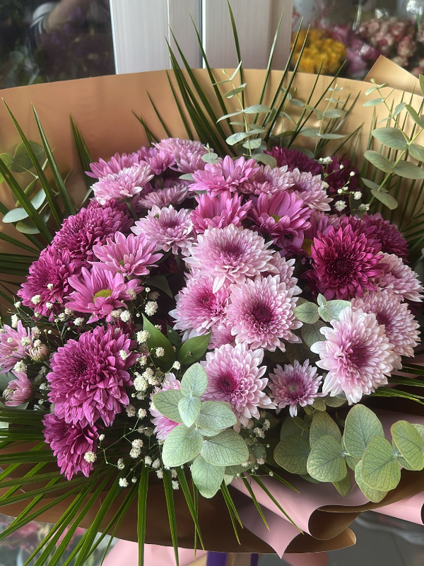 Ankara Çiçekçi - Kasımpatı Buketi Pembe