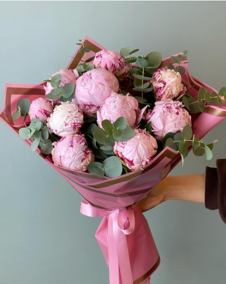  Ankara Çiçek Siparişi - Toz Pembe Şakayık Buketi