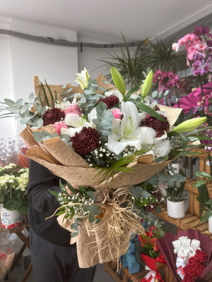 Ankara Çiçekçi - Fanusta Açık Telaryum 