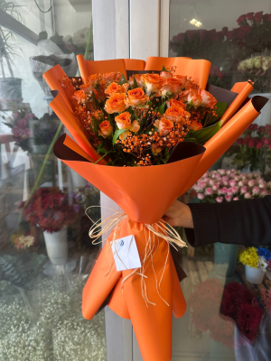  Ankara Çelenk Siparişi - Yapay Ayıcık Gül Buketi 